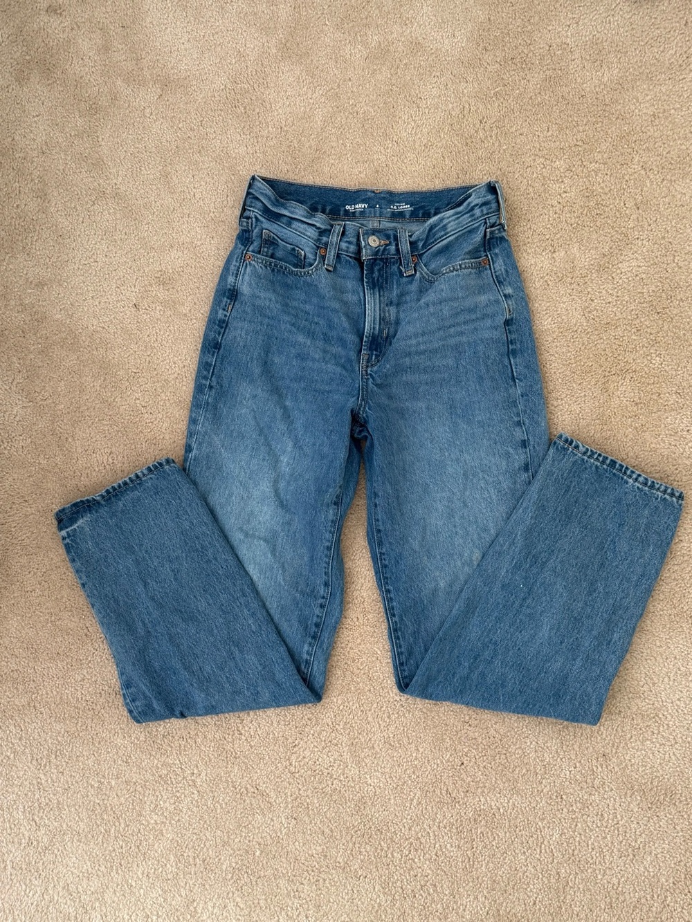 Old Navy OG Loose High Rise Jeans Size 6 - Picture 2 of 4